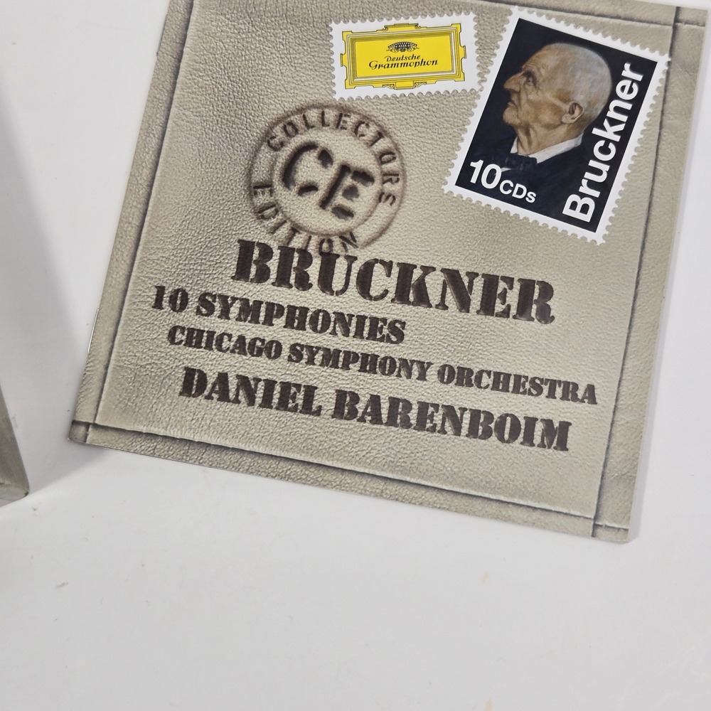 Bruckner 10 Symphonies Barenboim Chicago Symphony DG 10 CD Box Set Collectors - Picture 3 of 9